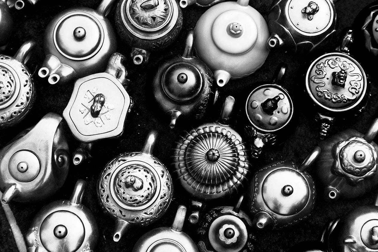 Image of teapots.