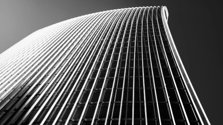 Image of a curved building