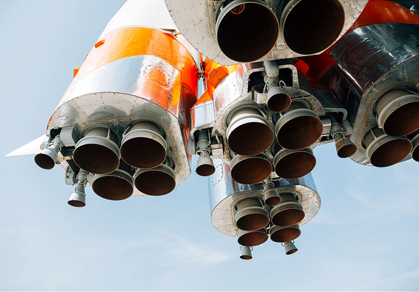 Image of a rocket.